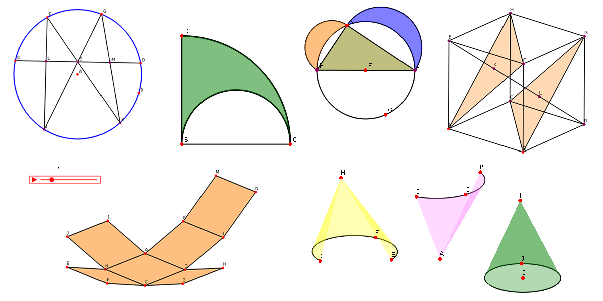 Plane and Solid Geometry Examples